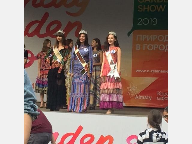Наша студентка Архипова Ирина заняла 1 место в городском конкурсе Garden Show Almaty 2019
