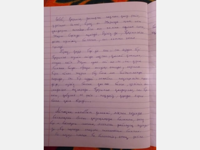 Студенттер арасында Үздік оқырман акциясын өткізу, әңгіме жазу
