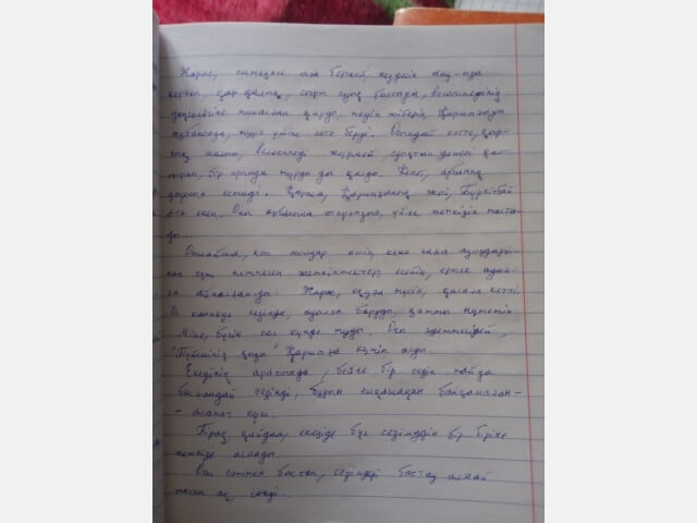 Студенттер арасында Үздік оқырман акциясын өткізу, әңгіме жазу
