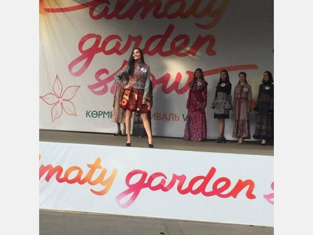 Наша студентка Архипова Ирина заняла 1 место в городском конкурсе Garden Show Almaty 2019