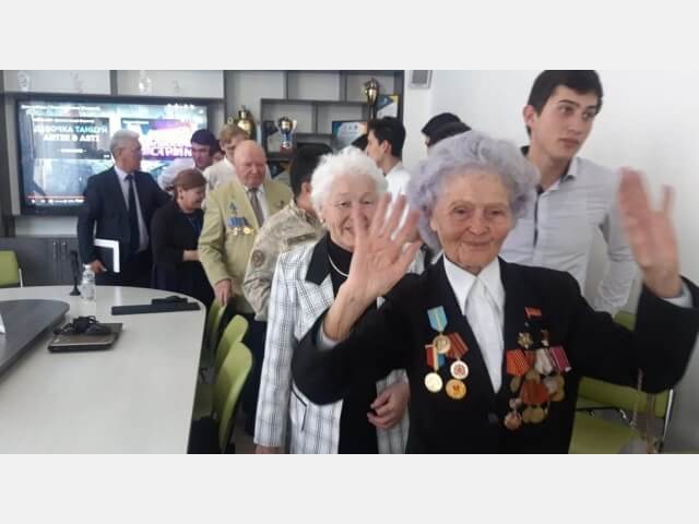 В Алматинском колледже технологий и флористики 20 февраля 2020 года состоялась встреча с «детьми войны»